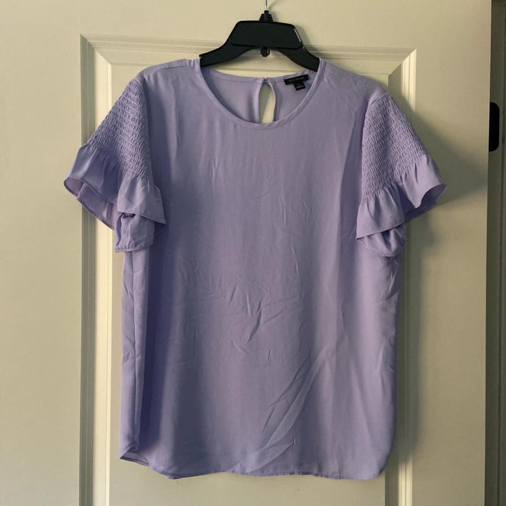 Lavender Ann Taylor Blouse